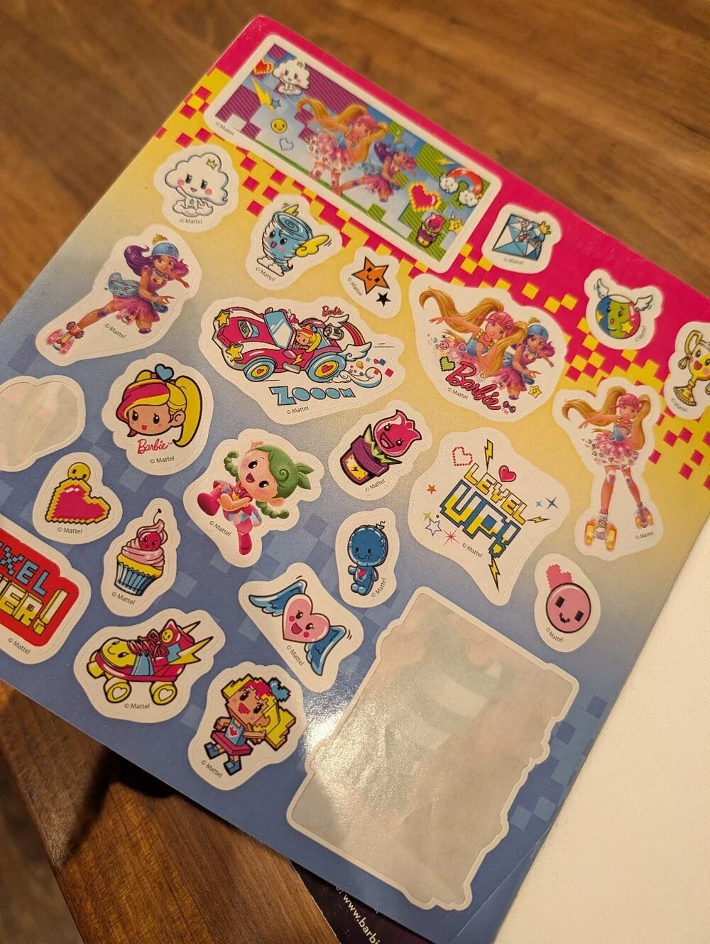 Code Racers & Barbie Listen To Your Heart Colorful Sticker Activity Pack